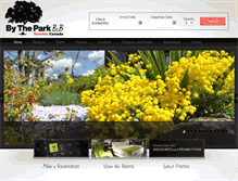 Tablet Screenshot of bythepark.ca